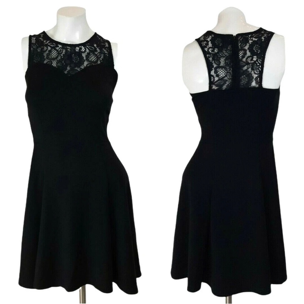 Finesse M Black Lace Dress NWT Holiday Party